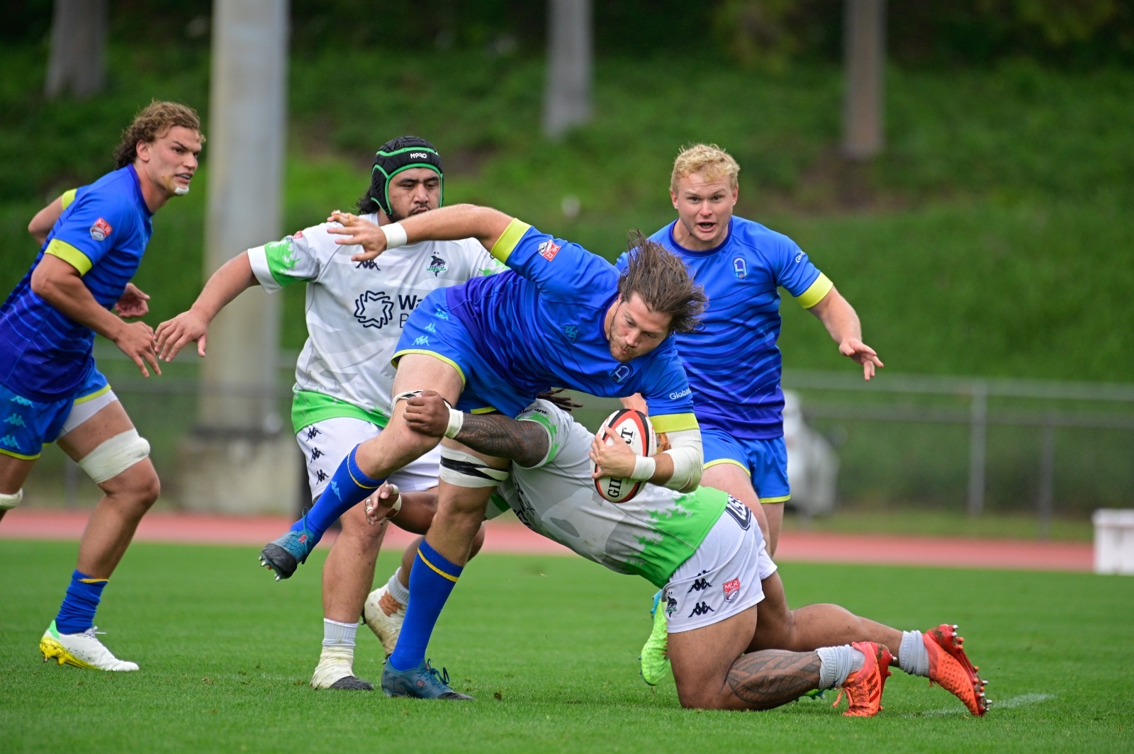Jason Damm on the burst in 2024. Photo: RFCLA Media Unit