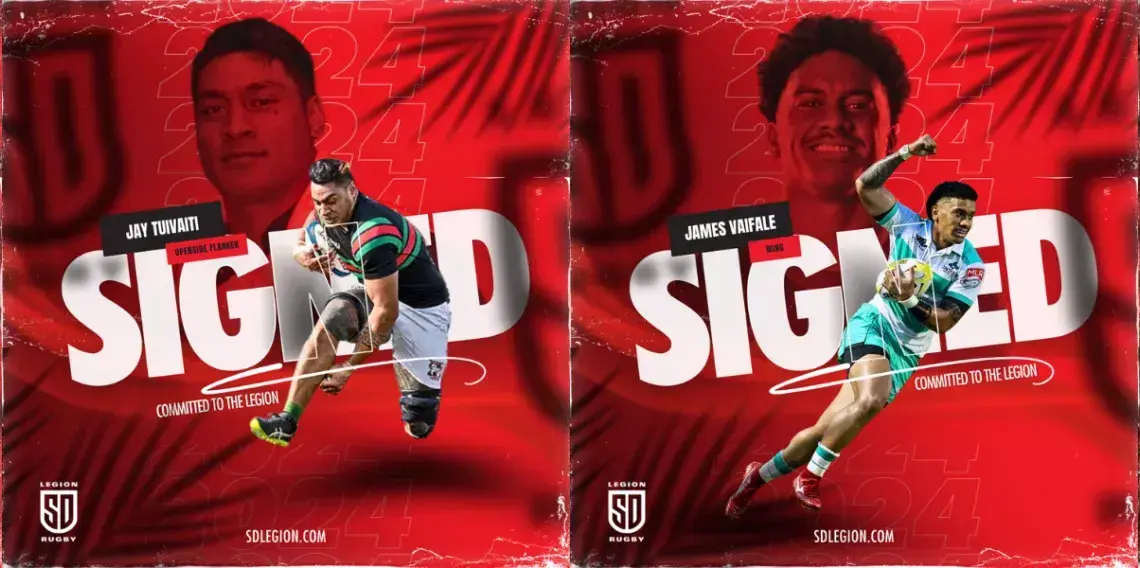 New san diego legion players signed